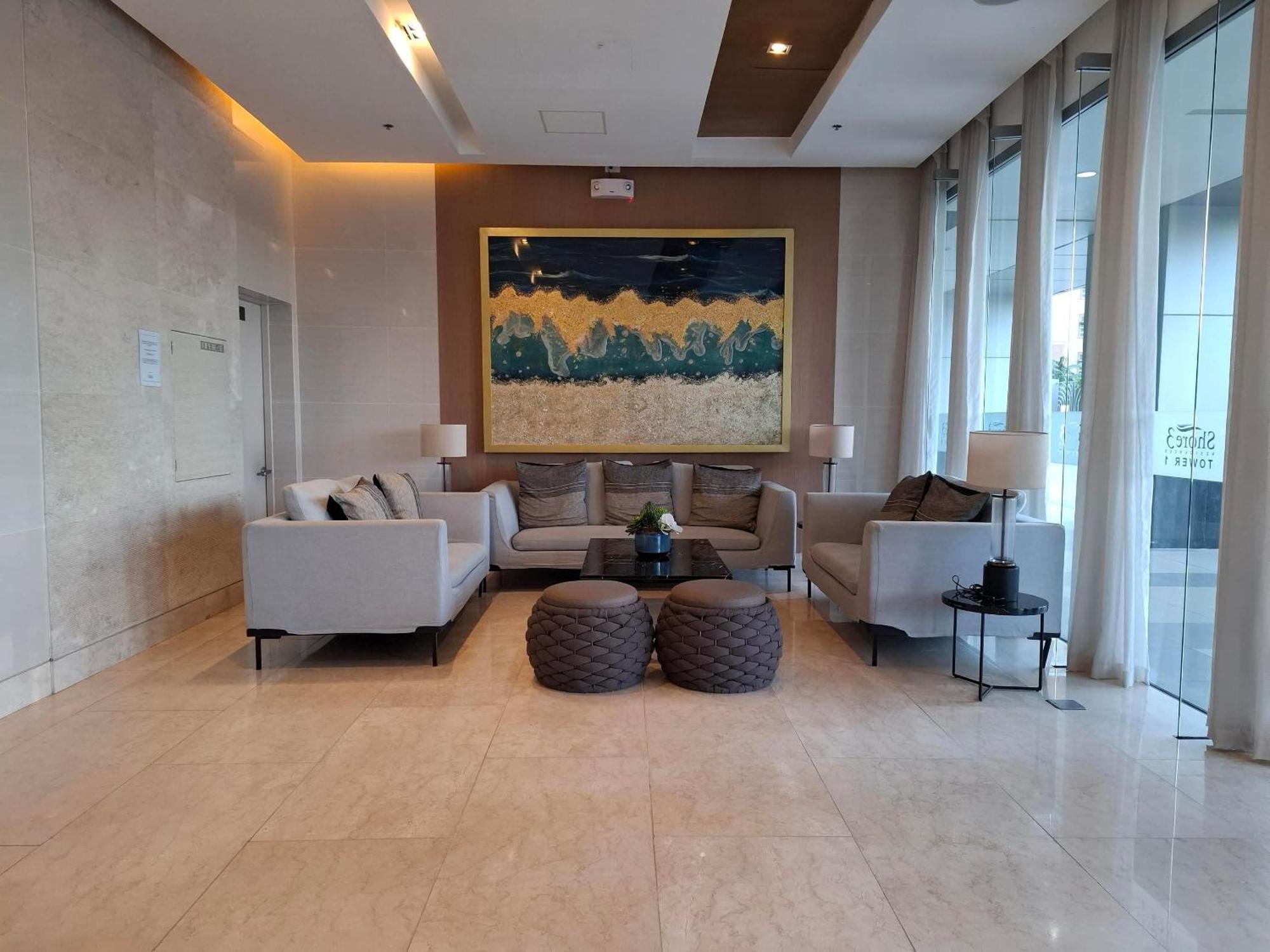 Shore 1 & 3 Residences Moa 1Br With Balcony By Darpm 마닐라 외부 사진